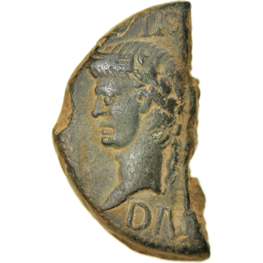 Coin, Augustus, Nemausus, 1/2 Dupondius, 10-14 AD, Nîmes, EF(40-45), Bronze