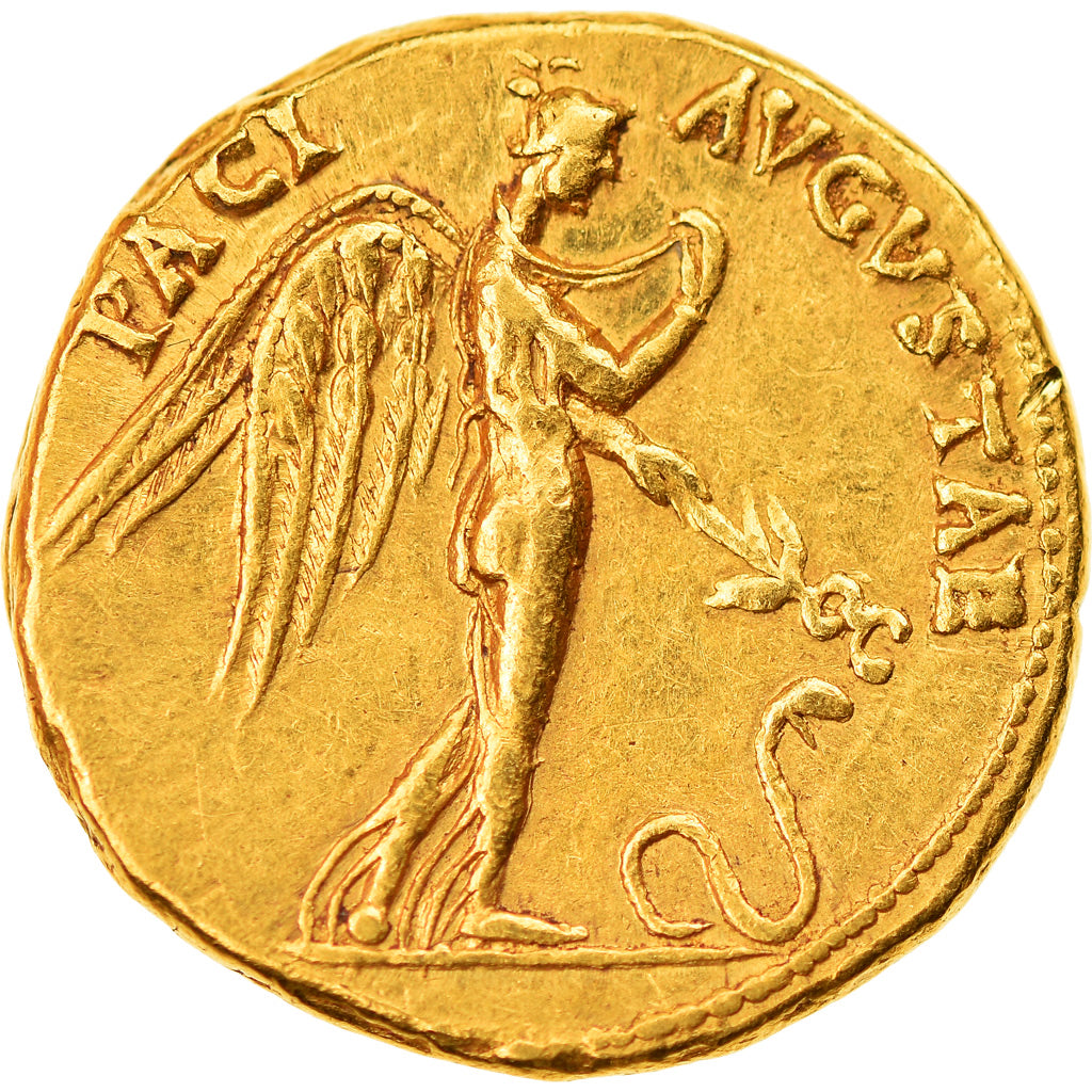 Coin, Claudius, Aureus, 51-52, Rome, Very rare, AU(50-53), Gold, Calicó :373