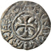 Monnaie, France, Henri Ier, Denier, 1031-1060, Senlis, Très rare, TTB, Argent