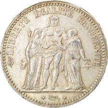 Coin, France, Hercule, 5 Francs, 1874, Paris, AU(50-53), Silver, KM:820.1
