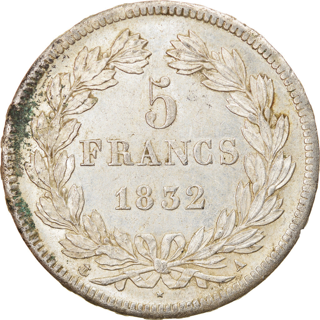 Münze, Frankreich, Louis-Philippe, 5 Francs, 1832, Paris, SS+, Silber