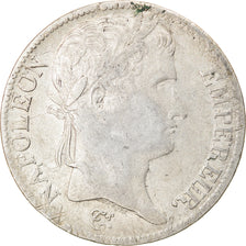 Moeda, França, Napoléon I, 5 Francs, 1812, Lille, VF(30-35), Prata, KM:694.16