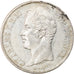 Moneda, Francia, Charles X, 5 Francs, 1830, La Rochelle, MBC+, Plata, KM:728.5