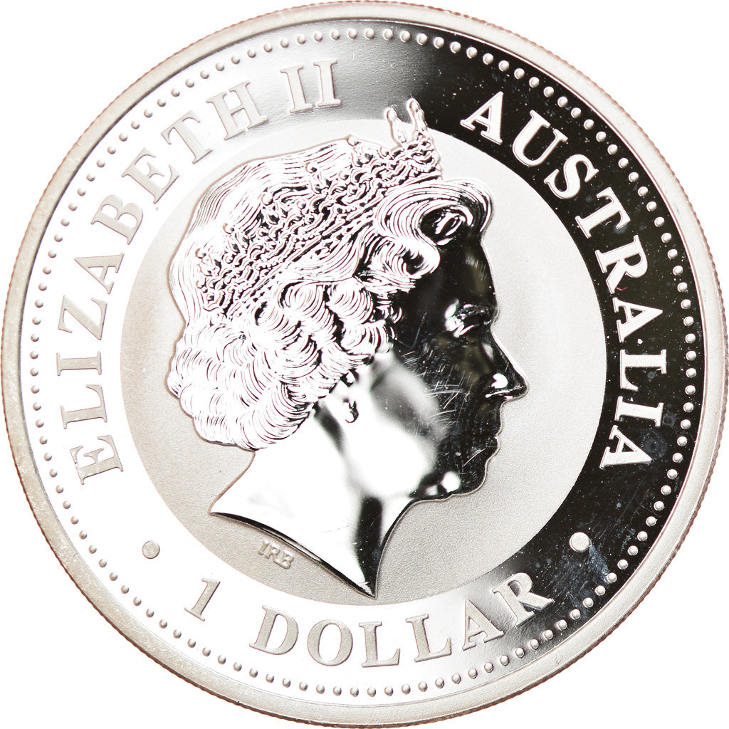 Coin, Australia, Australian Kookaburra, 1 Dollar, 1999, 1 Oz, MS(65-70), Silver