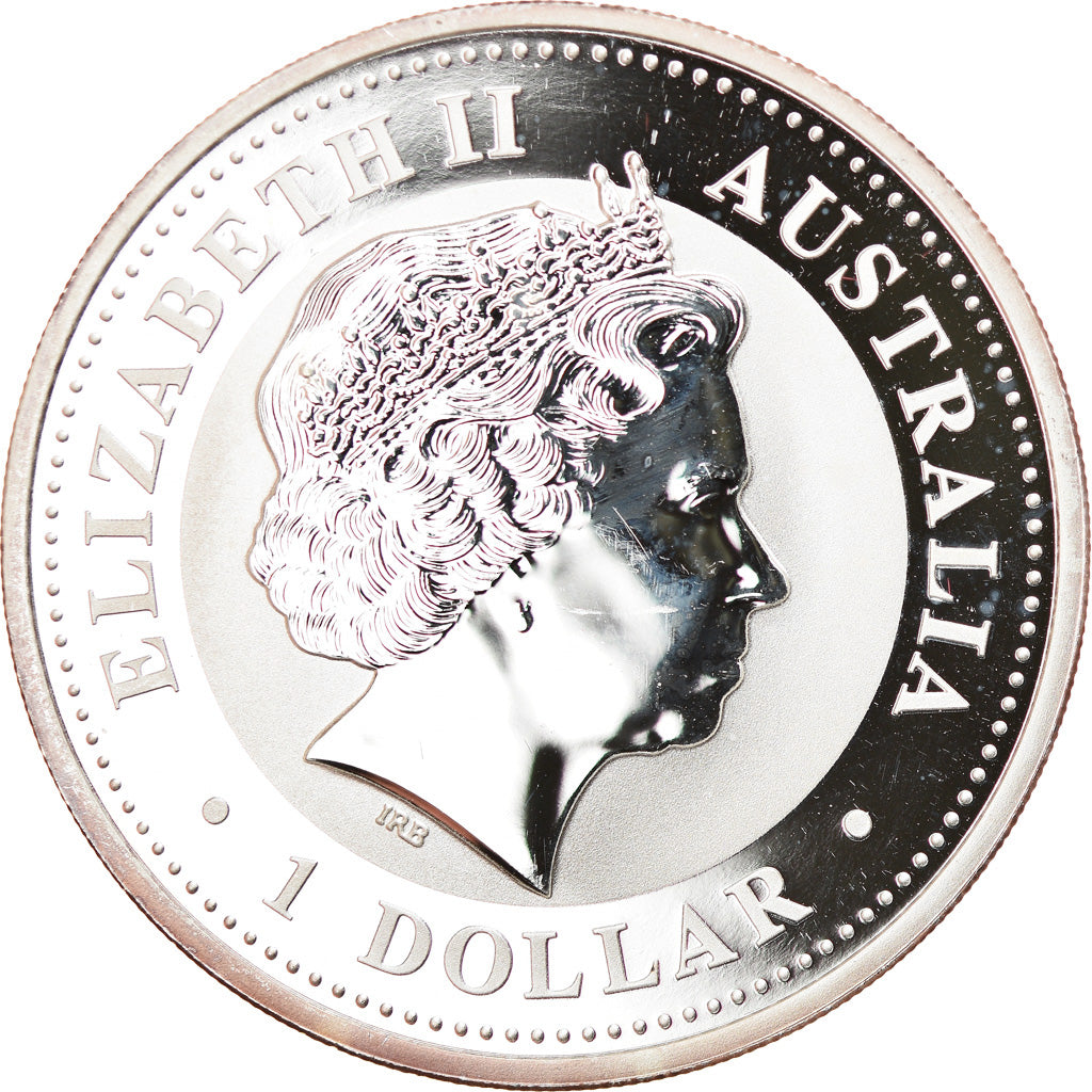 Coin, Australia, Australian Kookaburra, 1 Dollar, 1999, 1 Oz, MS(65-70), Silver