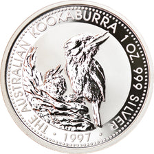 Monnaie, Australie, Australian Kookaburra, 1 Dollar, 1997, 1 Oz, FDC, Argent