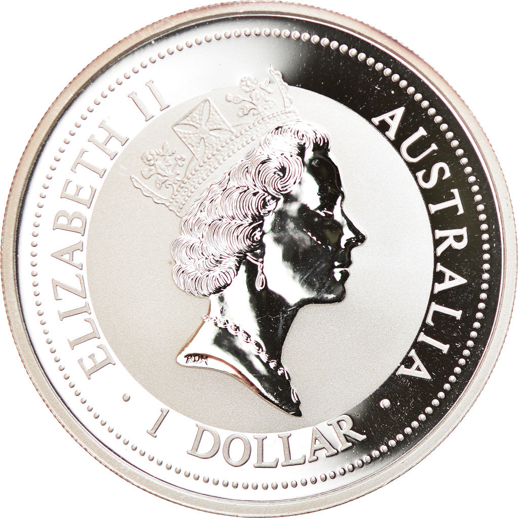 Monnaie, Australie, Australian Kookaburra, 1 Dollar, 1997, 1 Oz, FDC, Argent