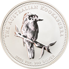 Coin, Australia, Australian Kookaburra, 1 Dollar, 2005, 1 Oz, MS(65-70), Silver