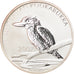 Coin, Australia, Australian Kookaburra, 1 Dollar, 2007, 1 Oz, MS(65-70), Silver