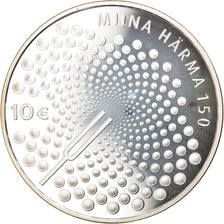 Estonia, 10 Euro, Miina Härma, 2014, MS(65-70), Silver