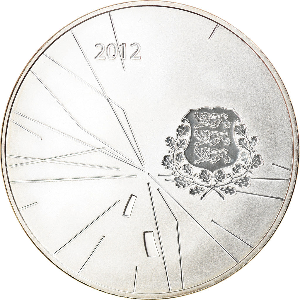 Estonia, 12 Euro, London Olympics, 2012, MS(65-70), Silver