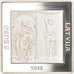 Latvia, 5 Euro, 500 Years of the Riga Castle, 2015, MS(65-70), Silver