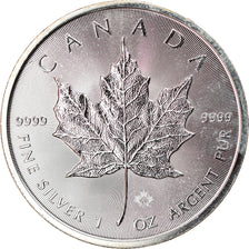 Moneta, Canada, Elizabeth II, Maple Leaf, 5 Dollars, 2014, 1 Oz, FDC, Argento