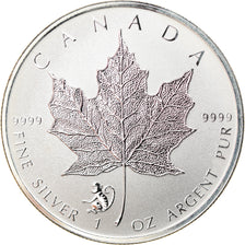 Münze, Kanada, Elizabeth II, Maple Leaf, 5 Dollars, 2016, 1 Oz, STGL, Silber