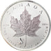 Münze, Kanada, Elizabeth II, Maple Leaf, 5 Dollars, 2016, 1 Oz, STGL, Silber