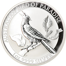Monnaie, Australie, Bird of Paradise, 1 Dollar, 2019, 1 Oz, FDC, Argent