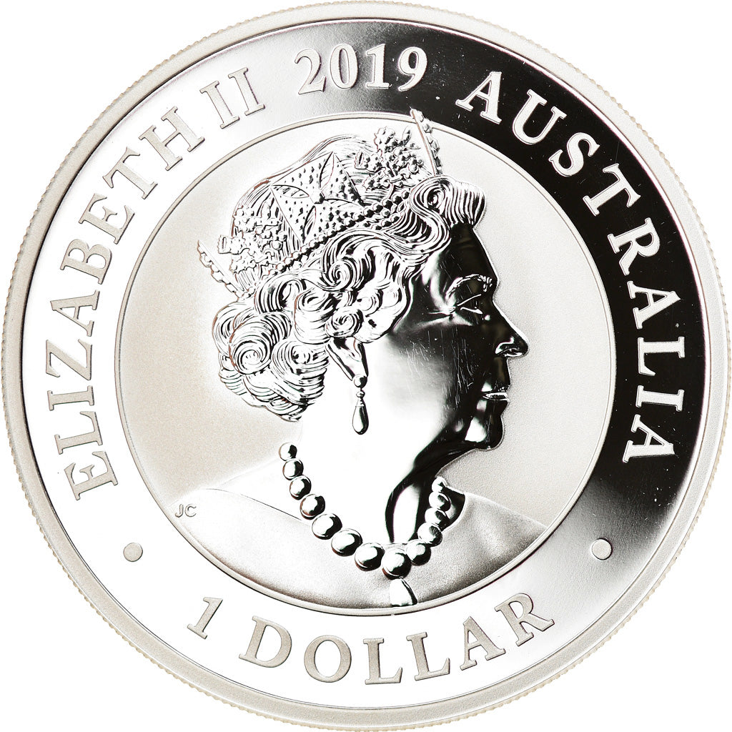 Monnaie, Australie, Bird of Paradise, 1 Dollar, 2019, 1 Oz, FDC, Argent