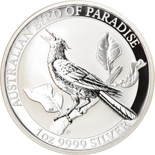 Moneda, Australia, Bird of Paradise, 1 Dollar, 2019, 1 Oz, FDC, Plata