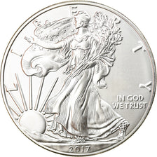 Moeda, Estados Unidos da América, Silver Eagle, 1 Dollar, 2017, 1 Oz