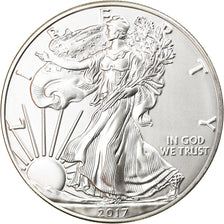 Coin, United States, Silver Eagle, 1 Dollar, 2017, 1 Oz, MS(65-70), Silver