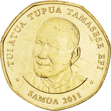 SAMOA, Tala, 2011, KM #171, MS(63), Aluminum-Bronze, 21.5, 6.00