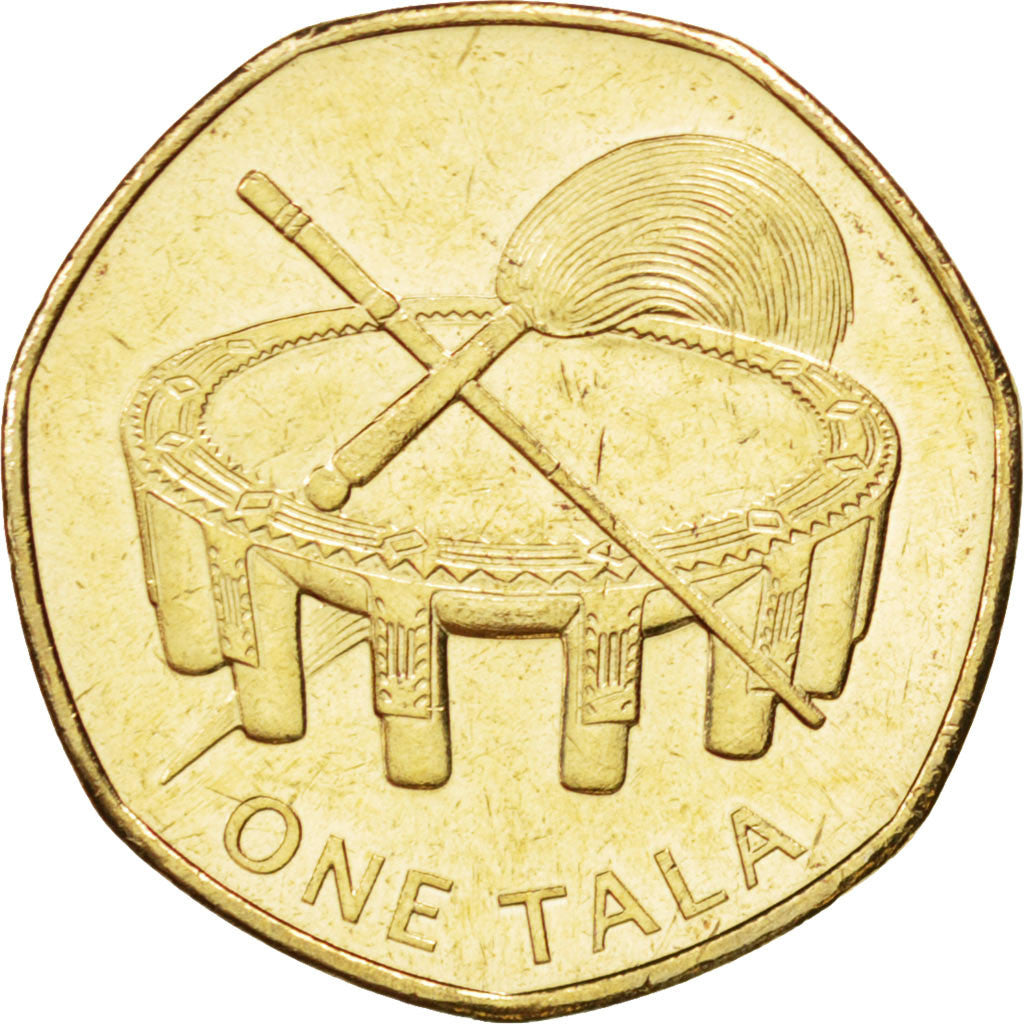 SAMOA, Tala, 2011, KM #171, MS(63), Aluminum-Bronze, 21.5, 6.00