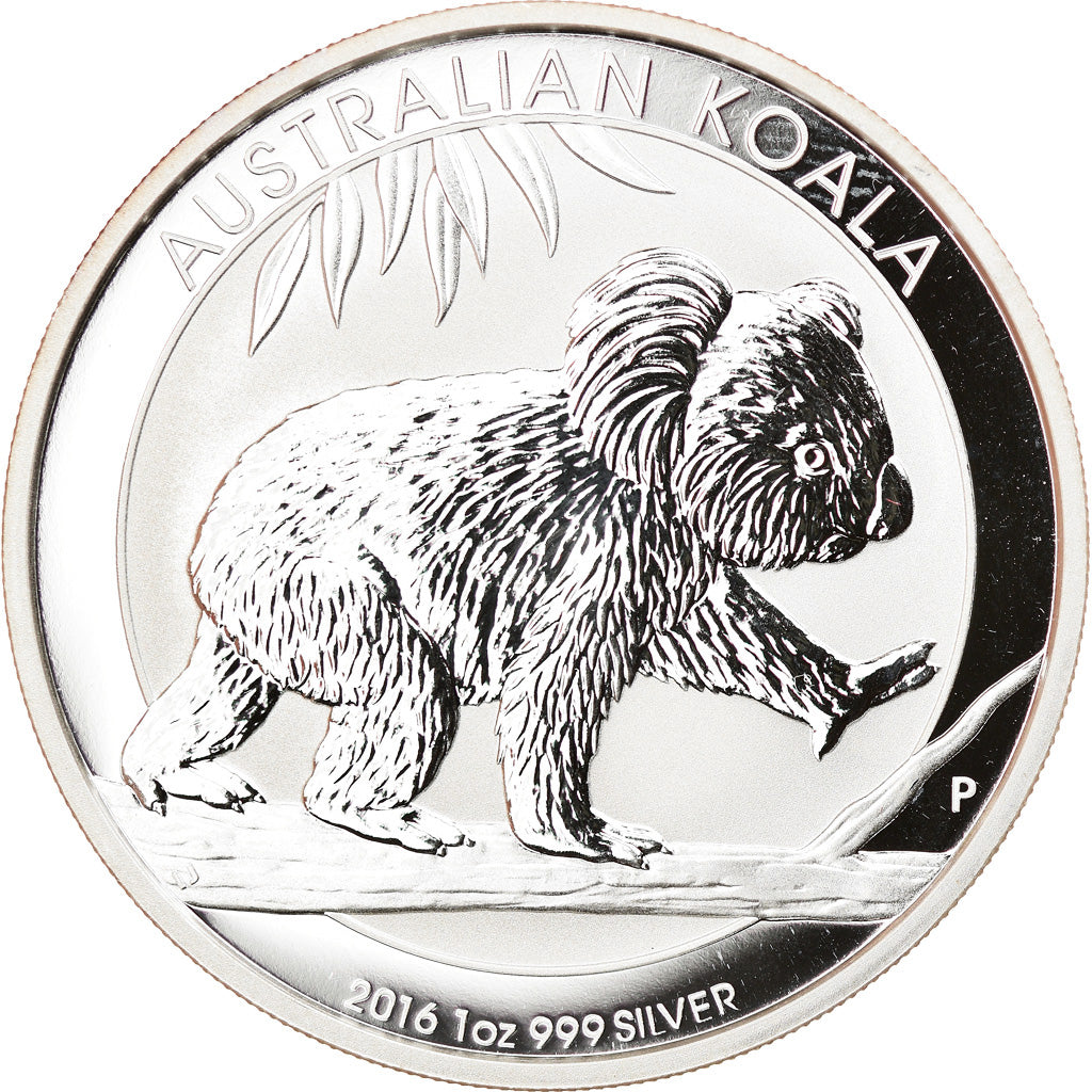 Monnaie, Australie, Australian Koala, 1 Dollar, 2016, 1 Oz, FDC, Argent