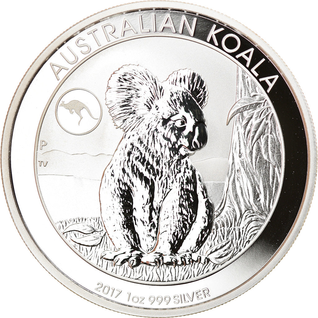 Moneda, Australia, Australian Koala, 1 Dollar, 2017, 1 Oz, FDC, Plata