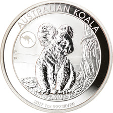 Moneda, Australia, Australian Koala, 1 Dollar, 2017, 1 Oz, FDC, Plata