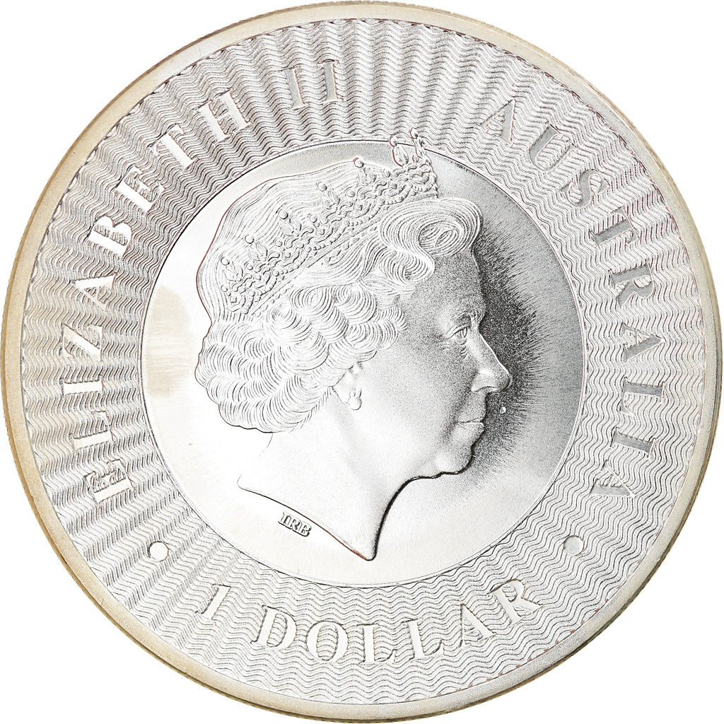 Monnaie, Australie, Australian Kangaroo, 1 Dollar, 2018, 1 Oz, FDC, Argent