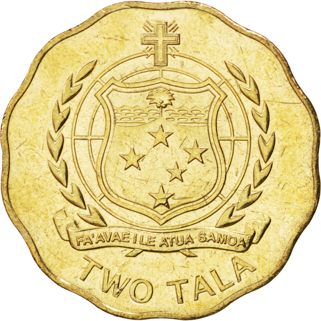 Coin, Samoa, 2 Tala, 2011, MS(63), Aluminum-Bronze, KM:178