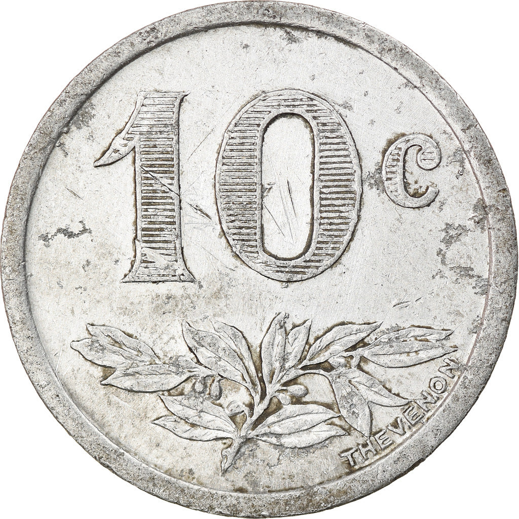 Moneta, Francia, Chambres de Commerce, Charleville-Sedan, 10 Centimes, 1921, BB