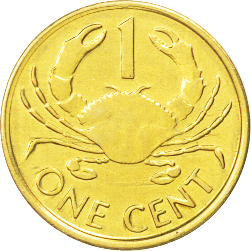 SEYCHELLES, Cent, 2004, British Royal Mint, KM #46.2, MS(63), Brass, 16.03, 1.42