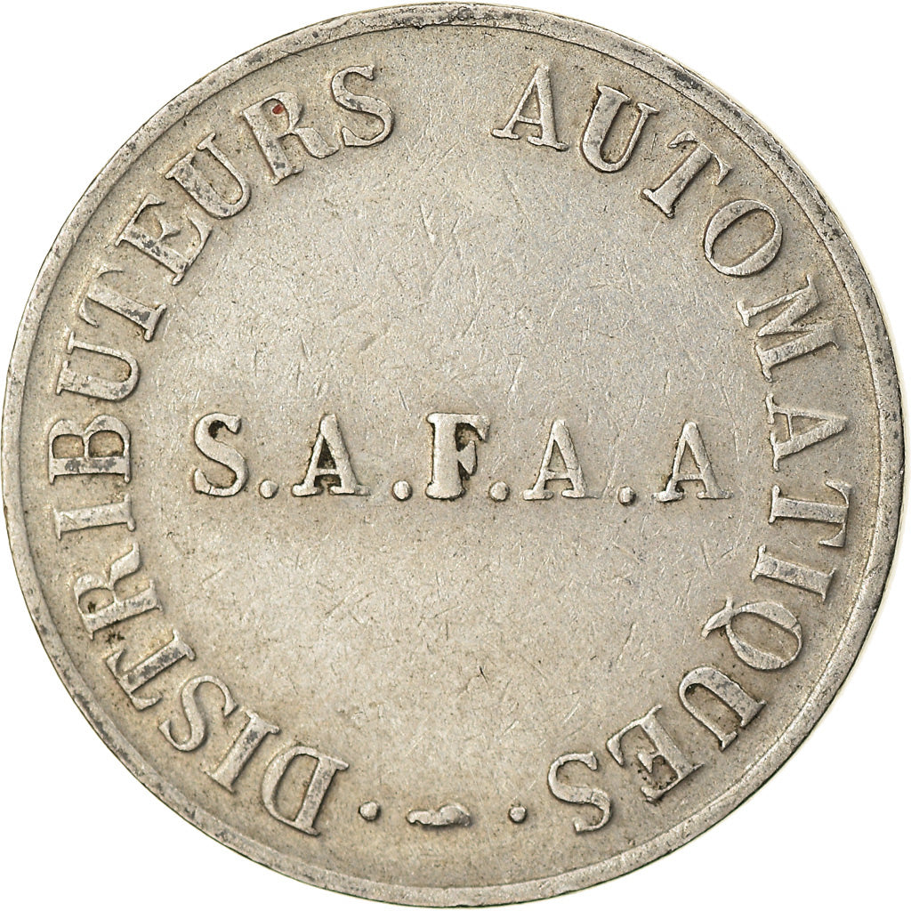 Francia, Token, Distributeurs Automatiques, S.A.F.A.A., MBC, Maillechort