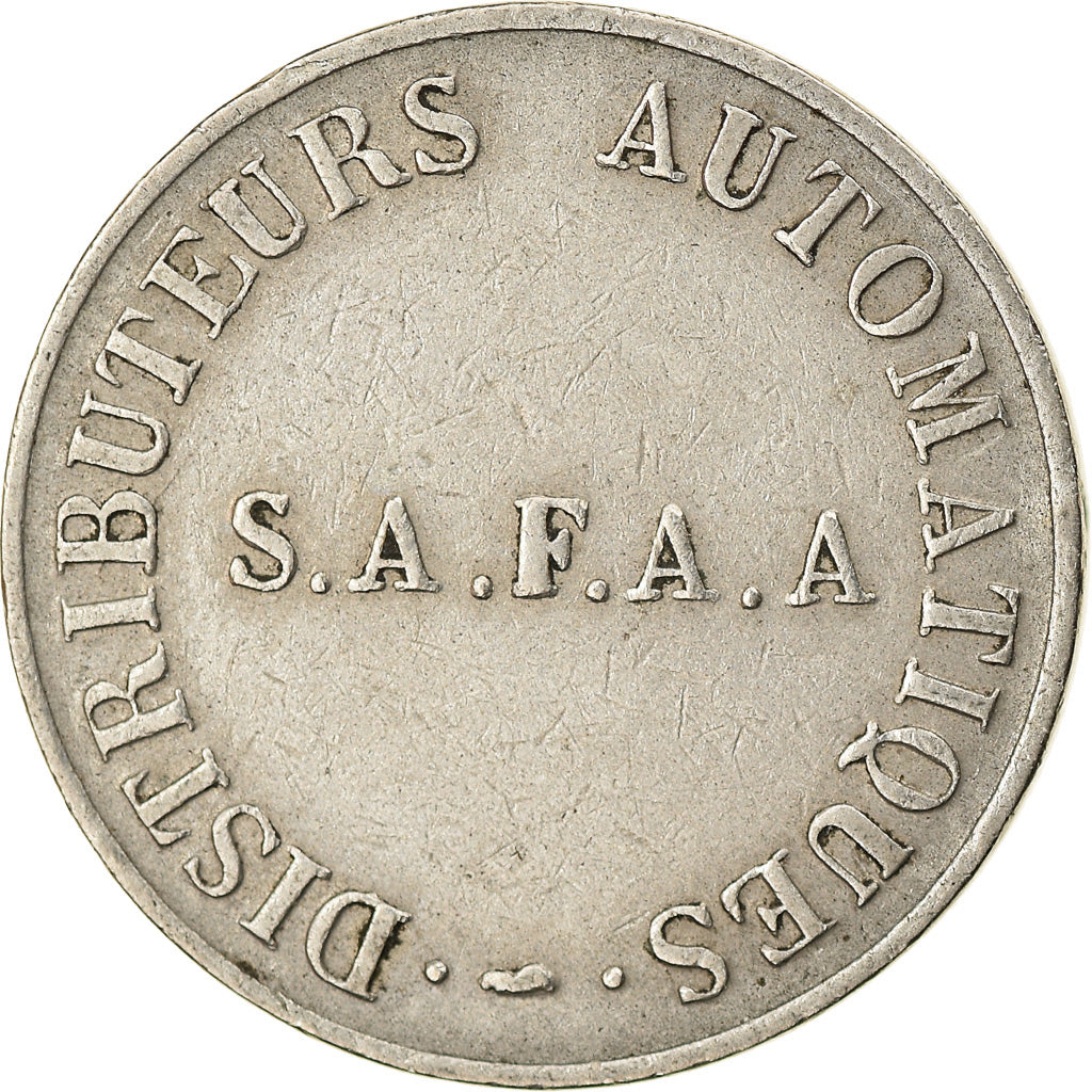 Francia, Token, Distributeurs Automatiques, S.A.F.A.A., MBC, Maillechort