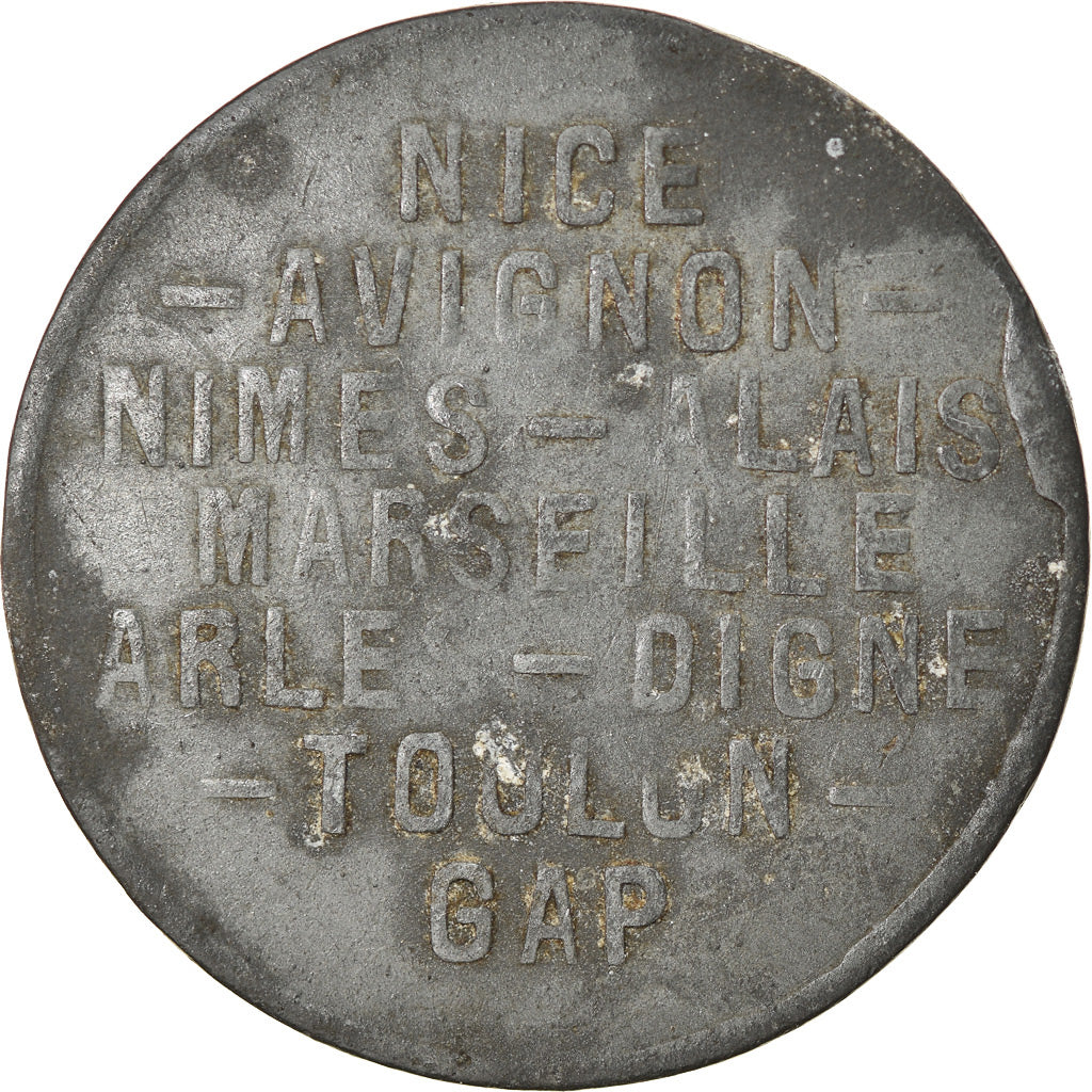 Coin, France, Chambres de Commerce de la Région Provençale, 5 Centimes, 1918