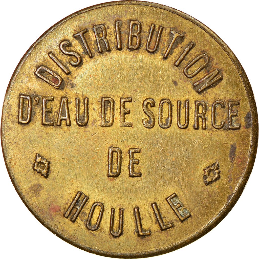 Francia, Token, Bourbourg, Distribution d’eau de source de Houlle, 1911, BB+