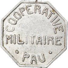 Coin, France, Coopérative Militaire, Pau, 10 Centimes, EF(40-45), Aluminium