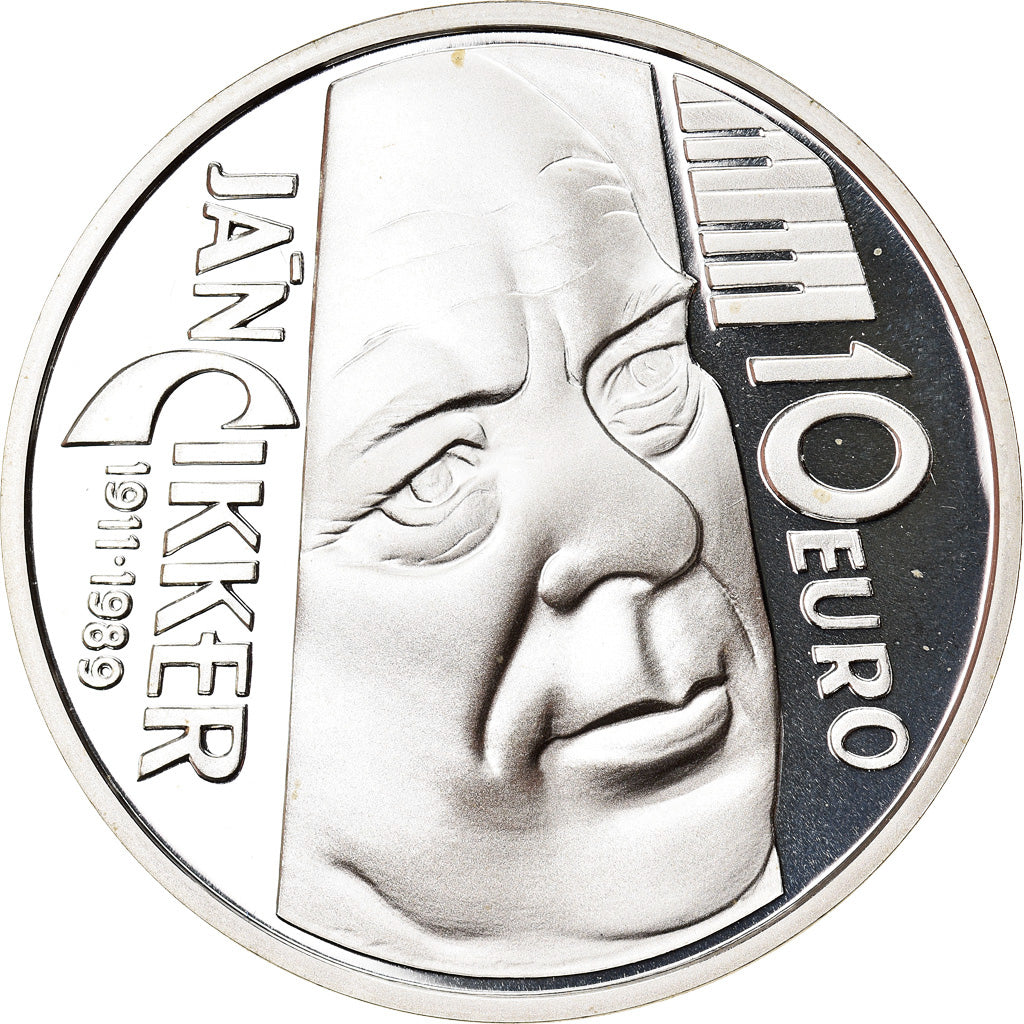 Slovakia, 10 Euro, Jan Cikker, 2011, Kremnica, Proof, MS(65-70), Silver, KM:117