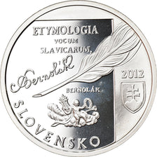 Slovakia, 10 Euro, Anton Bernolák, 2012, Proof, MS(65-70), Silver, KM:124