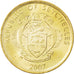 SEYCHELLES, 5 Cents, 2007, Pobjoy Mint, KM #47a, MS(63), Brass Plated Steel,...