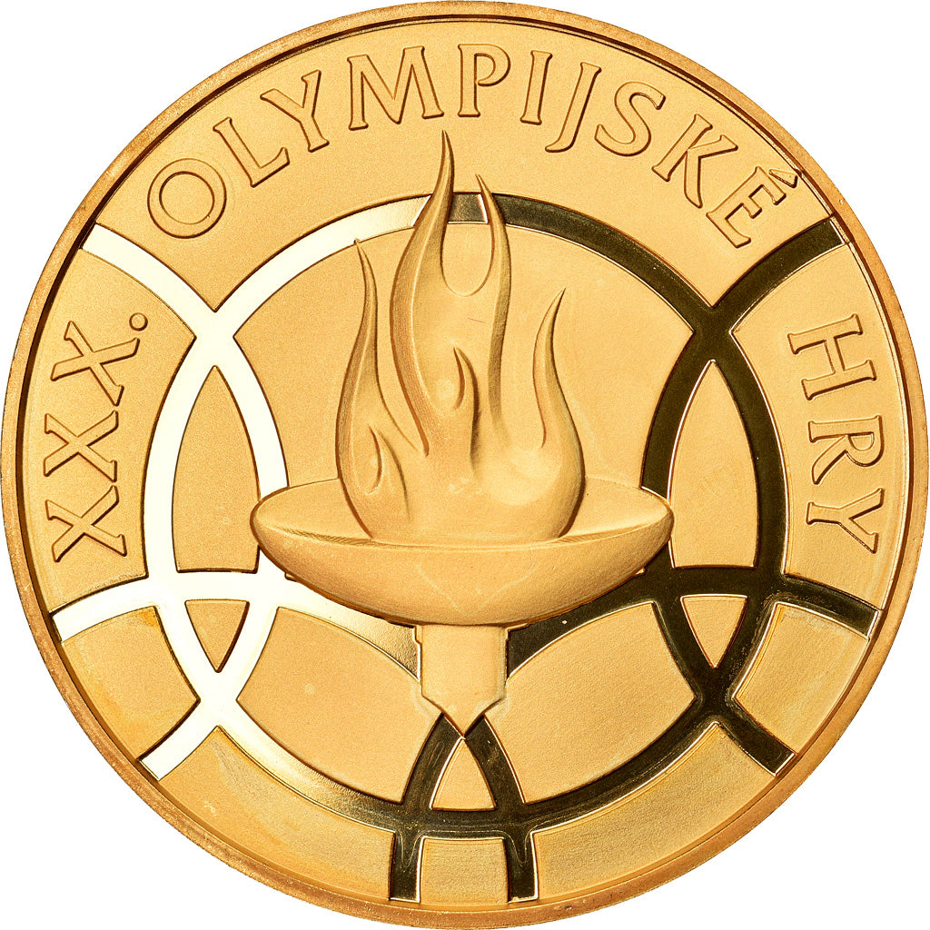 Slovaquie, Médaille, XXX. London 2012 Olympic Games, 2012, FDC, Métal doré