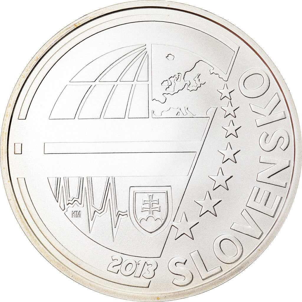 Slovakia, 10 Euro, Národná banka Slovenska, 2013, Kremnica, MS(65-70), Silver