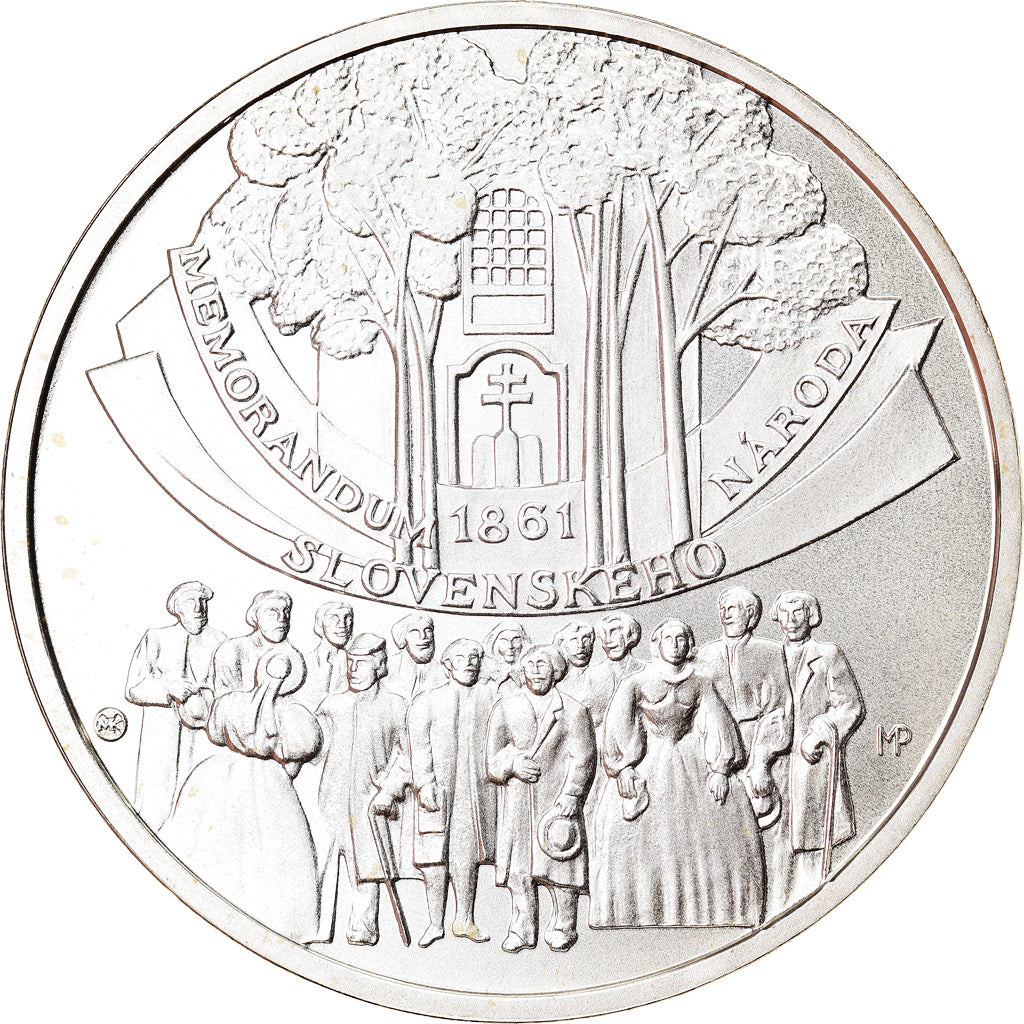 Slovacchia, 10 Euro, Memorandum of the Slovak Nation, 2011, Kremnica, FDC