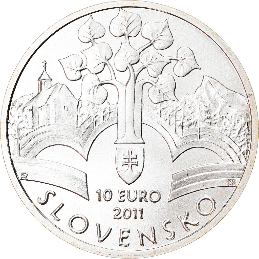Slovacchia, 10 Euro, Memorandum of the Slovak Nation, 2011, Kremnica, FDC