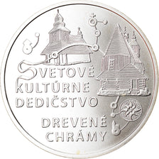 Slovacchia, 10 Euro, Wooden Churches, 2010, Kremnica, FDC, Argento, KM:110