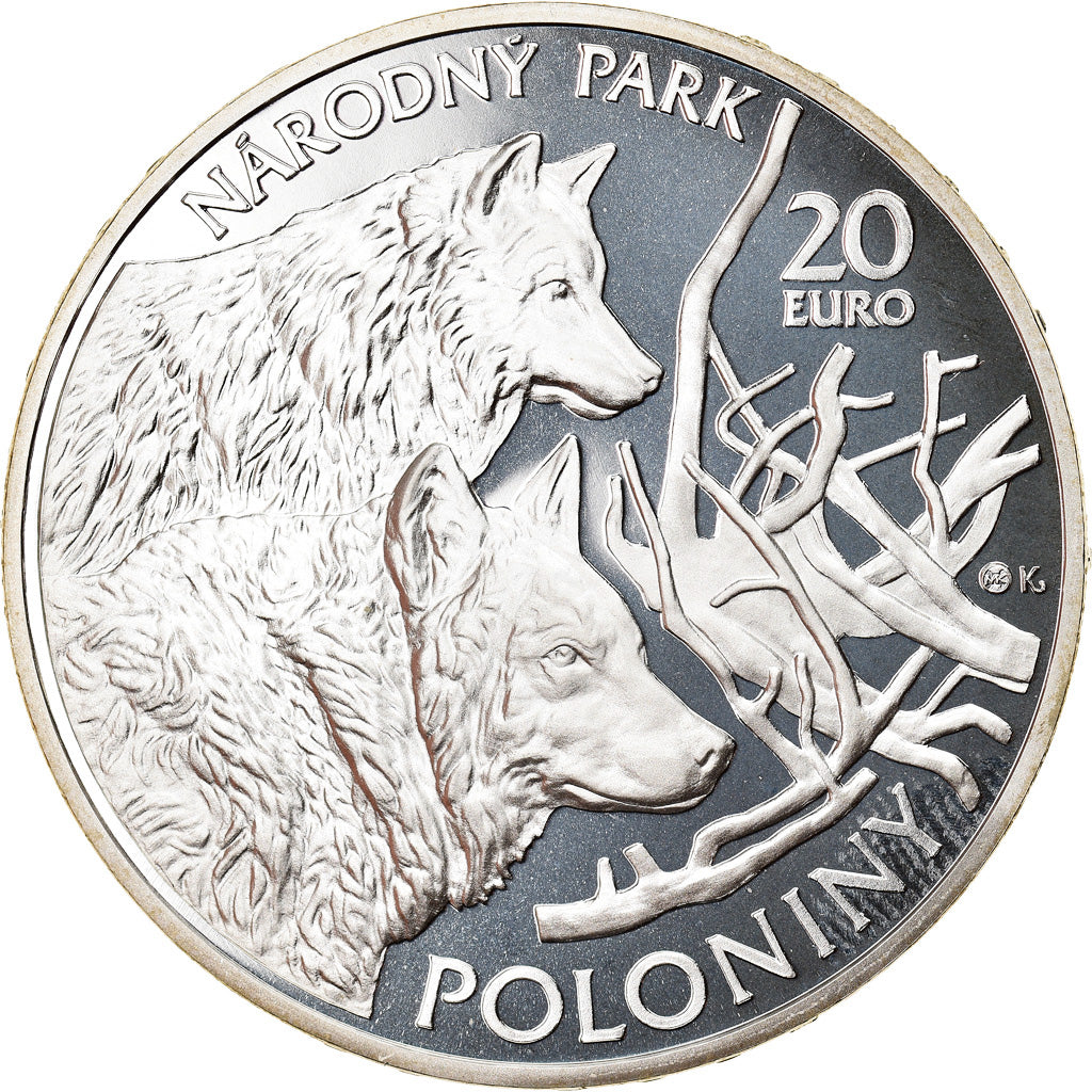 Slovaquie, 20 Euro, Poloniny, 2010, Kremnica, Proof, FDC, Argent, KM:112