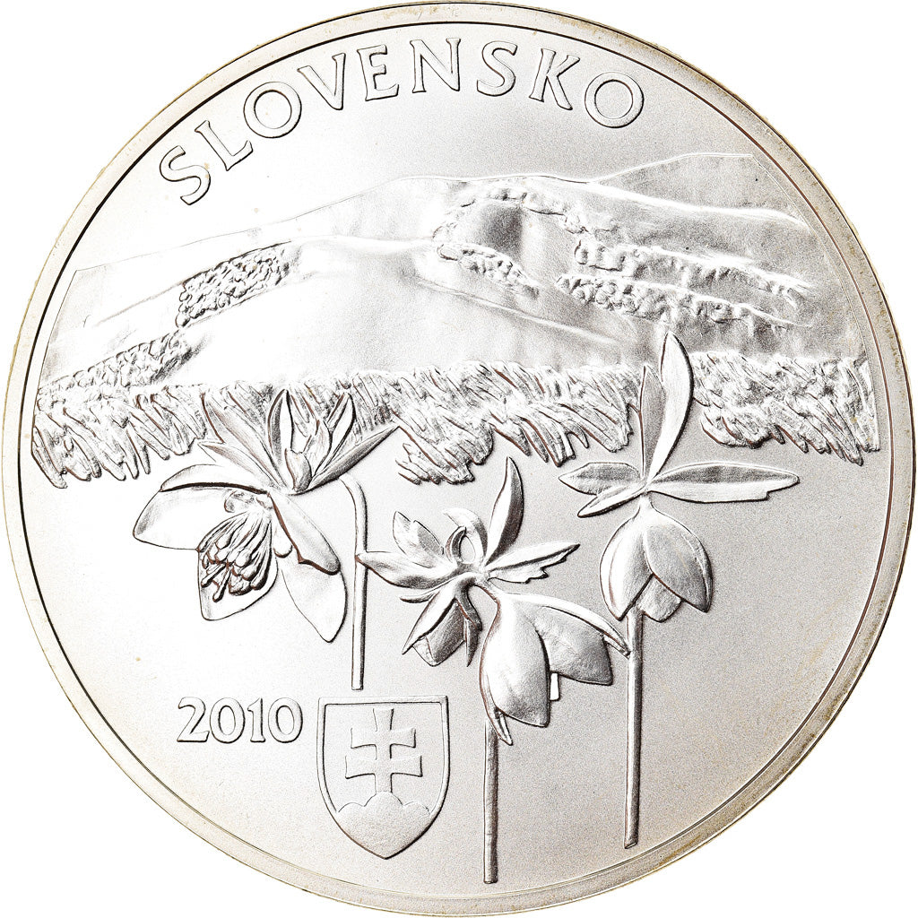 Slovakia, 20 Euro, Poloniny, 2010, Kremnica, MS(65-70), Silver, KM:112