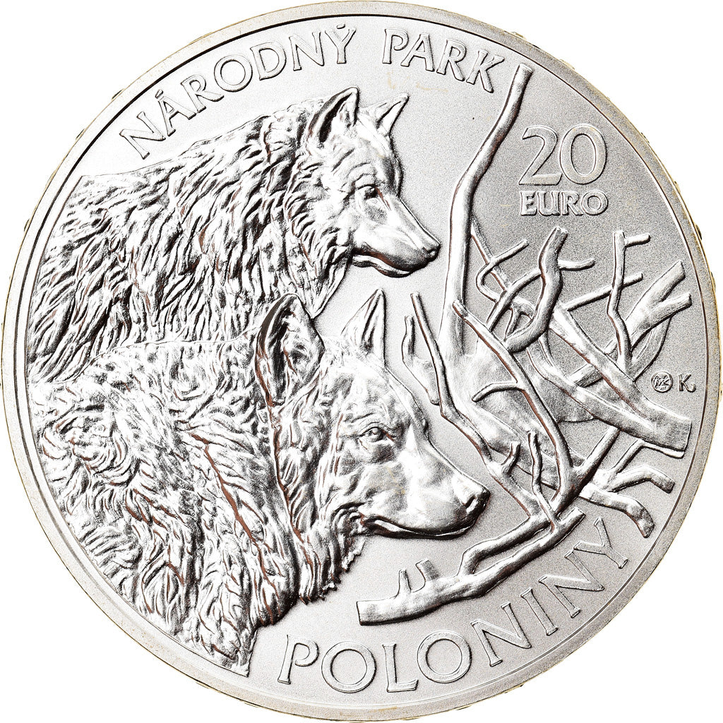 Slovakia, 20 Euro, Poloniny, 2010, Kremnica, MS(65-70), Silver, KM:112