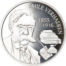 Belgium, 5 Euro, Emile Verhaeren, 2016, Proof, MS(65-70), Silver
